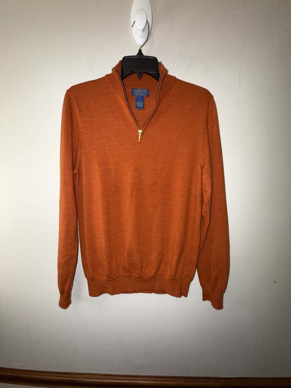 Joseph & Lyman Men's 100% Merino Wool Quarter-Zip Pullover Sweater